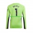 Camisola Manchester United De Gea 1 Guarda-redes Homem Equipamento Primeiro 2023-2024 Manga Comprida